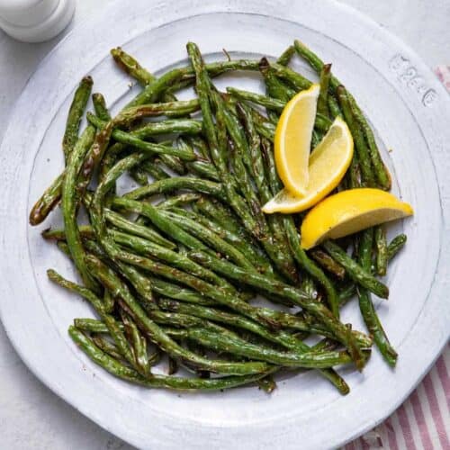 Air Fryer Green Beans in 10 Minutes - Feel Good Foodie