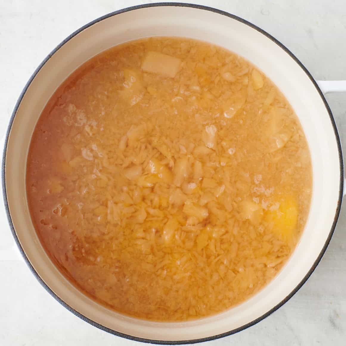 After cooking for another hour.