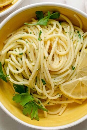 Lemon pasta.
