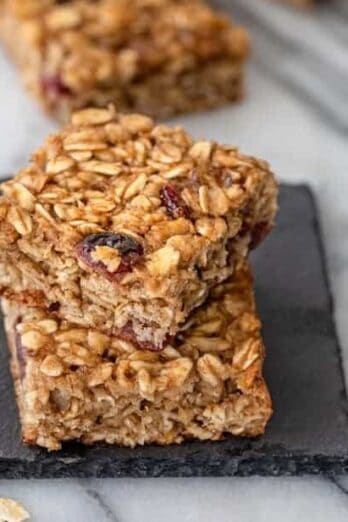 Breakfast oatmeal bars.