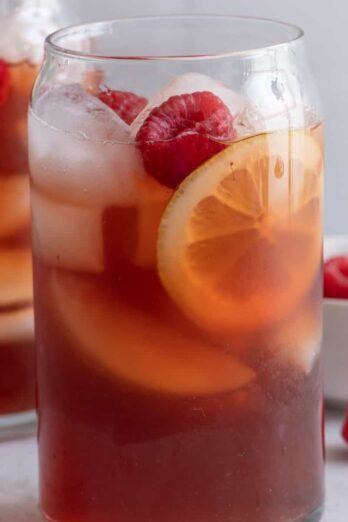 Raspberry iced tea.