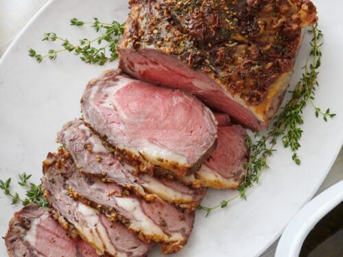 Herb Crusted Prime Rib - No Spoon Necessary