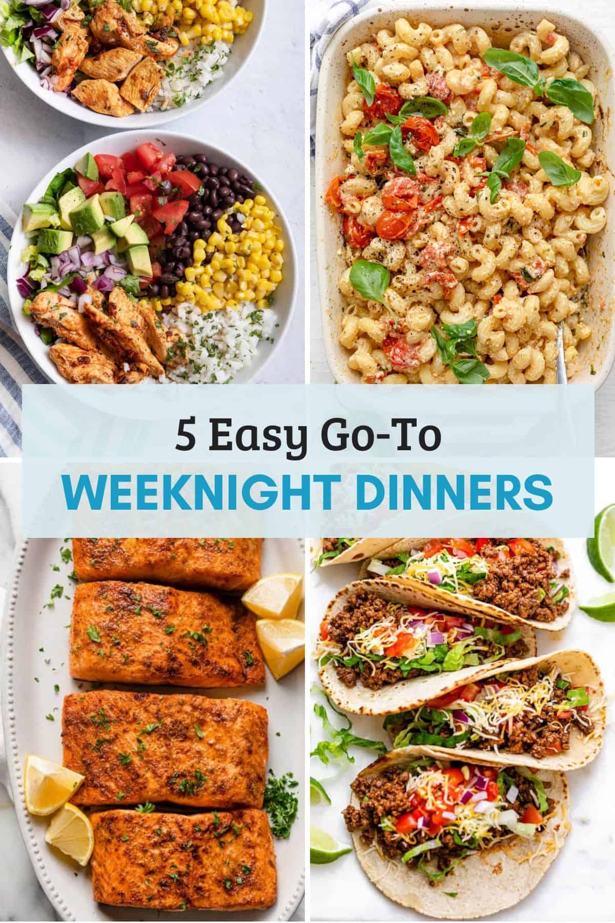 5 Tips for Easy and Quick Dinners - FeelGoodFoodie