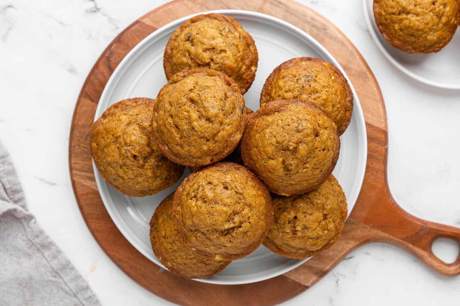 Pumpkin Banana Muffins.