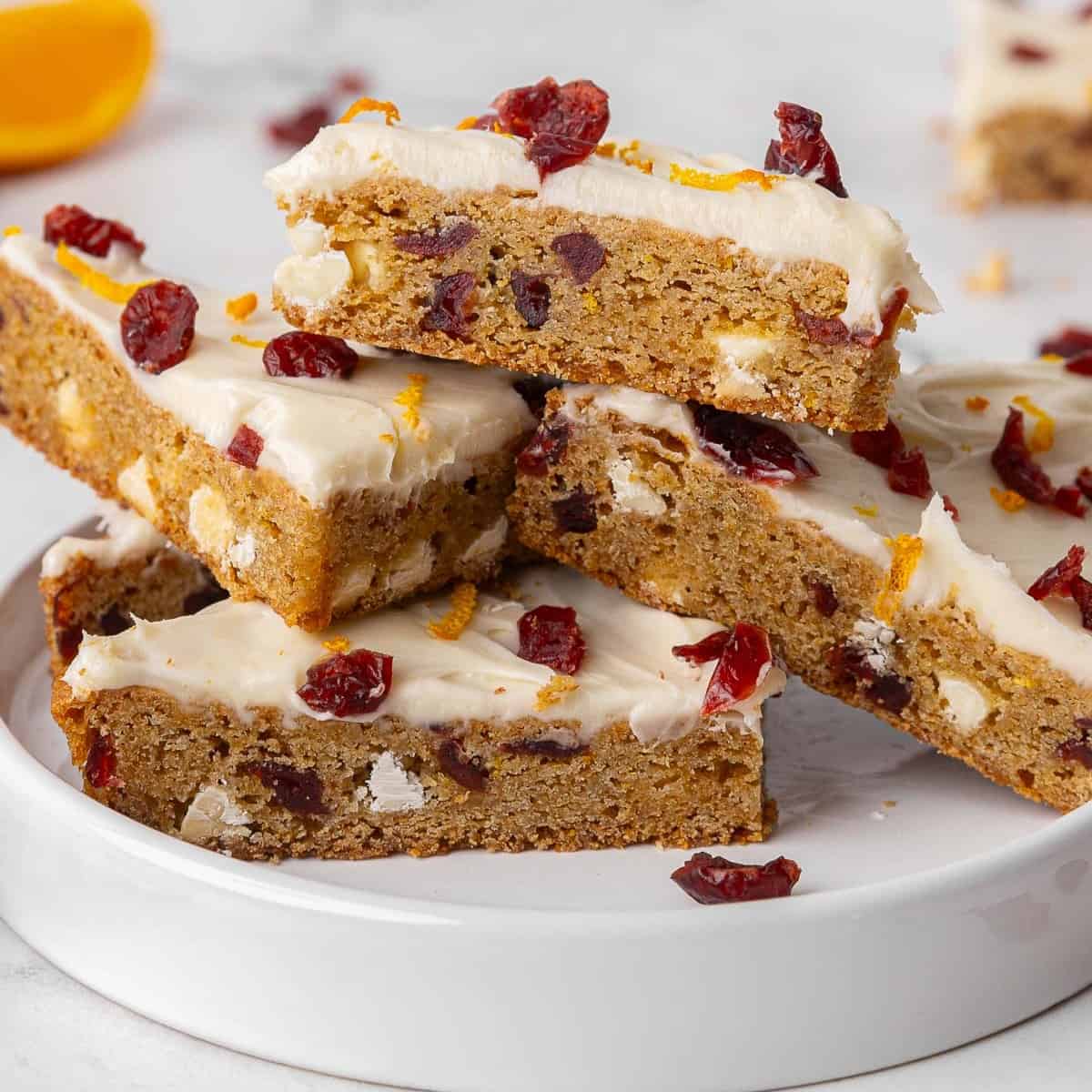 Cranberry Bliss Bars {Better Than Starbucks} - FeelGoodFoodie