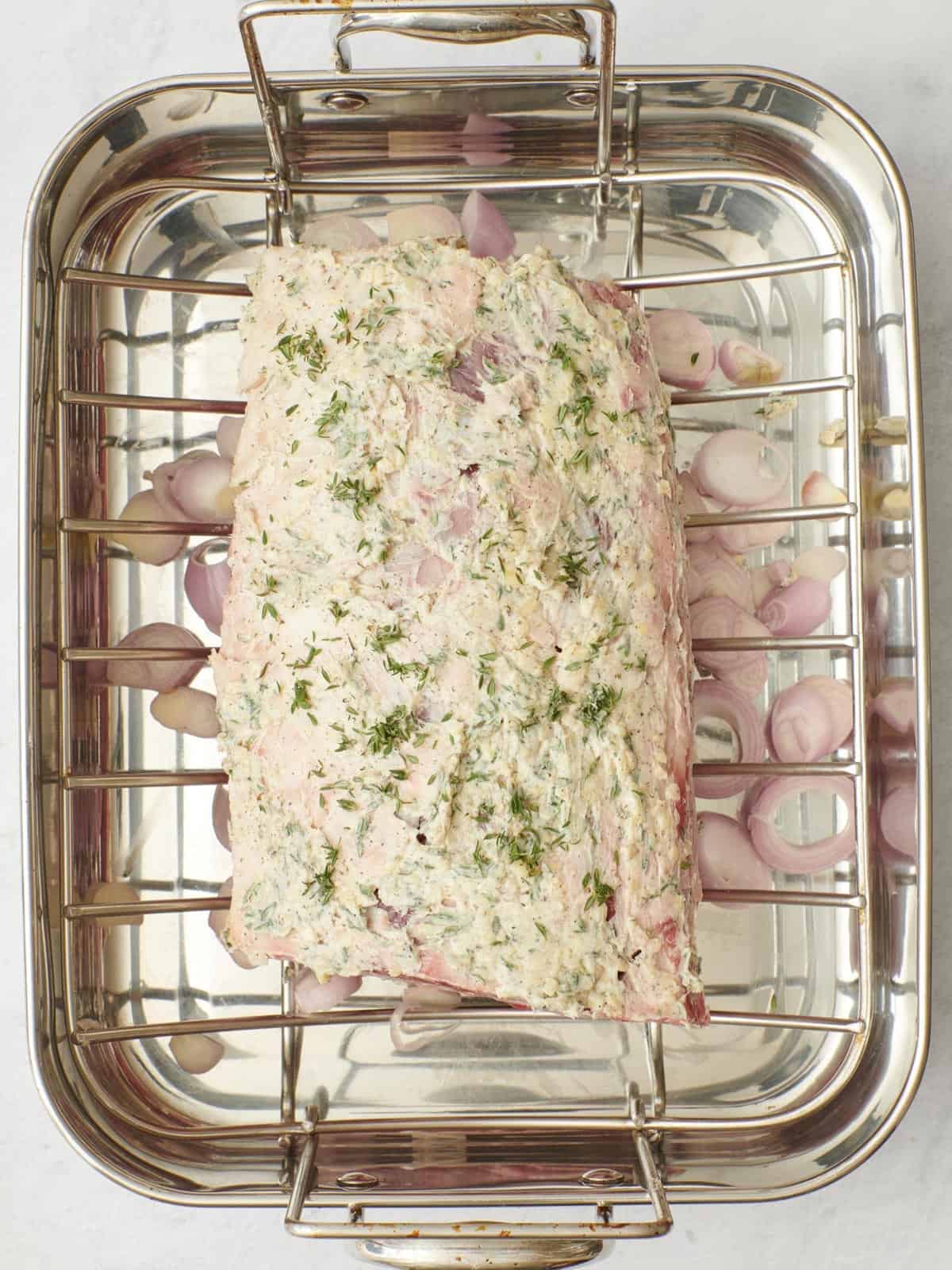 Roast on top with butter mixture spread all over.