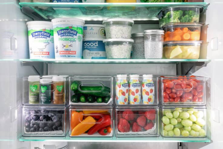 How to Organize Your Fridge {Guide + Tips} - Feel Good Foodie