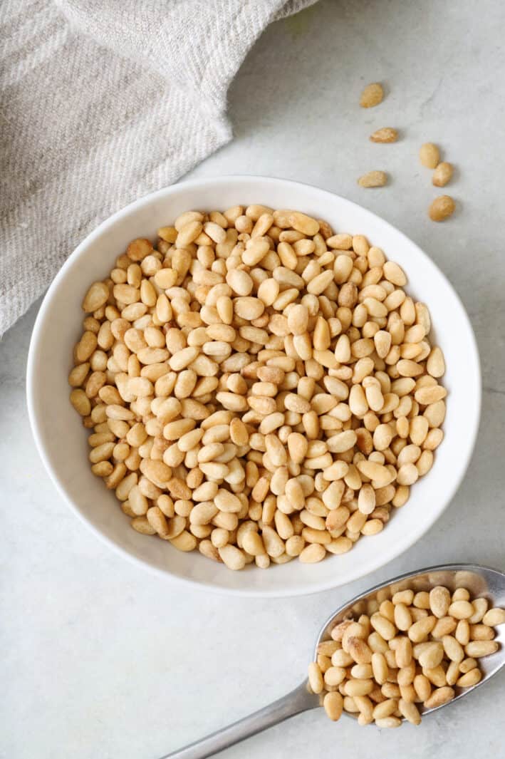 How to Toast Pine Nuts - Feel Good Foodie