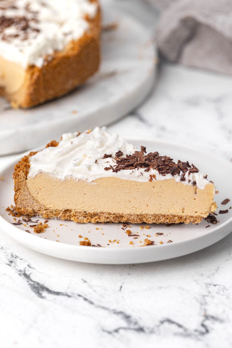 No-Bake Peanut Butter Pie - Feel Good Foodie