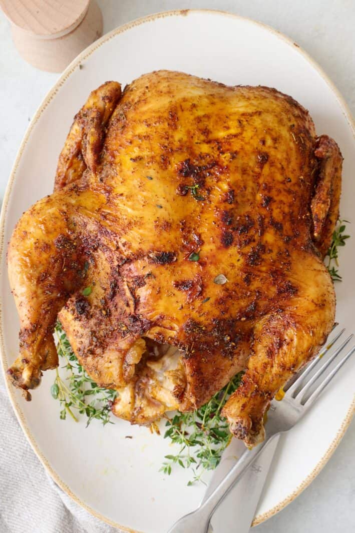 Air Fryer Whole Chicken - Feel Good Foodie