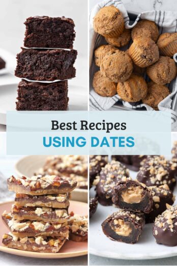 Date recipes collage - featured image.