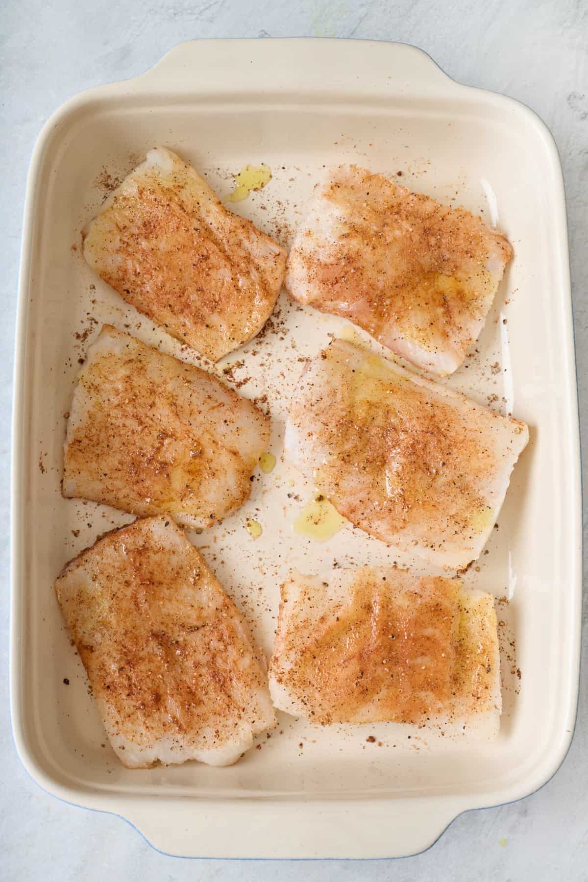 After coating with oil,