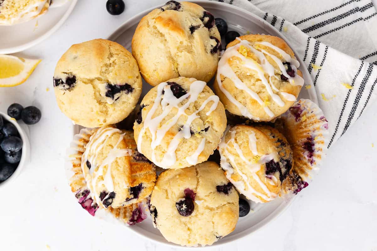 Lemon Blueberry Muffins.