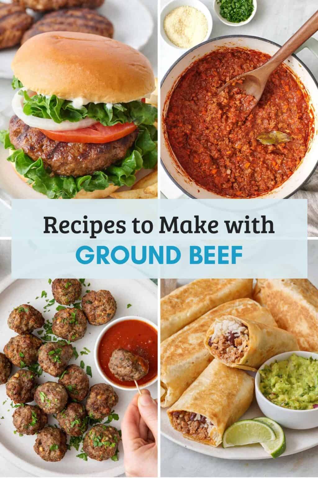 45+ Recipes with Ground Beef