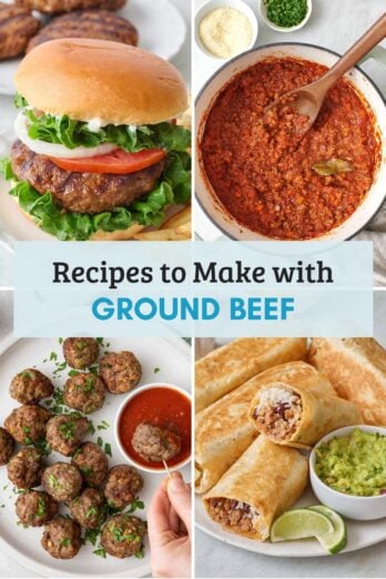 Featured image of recipes to make with ground beef.