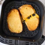 Air fryer grilled cheese recipe.