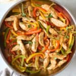 Chicken fajitas recipe.