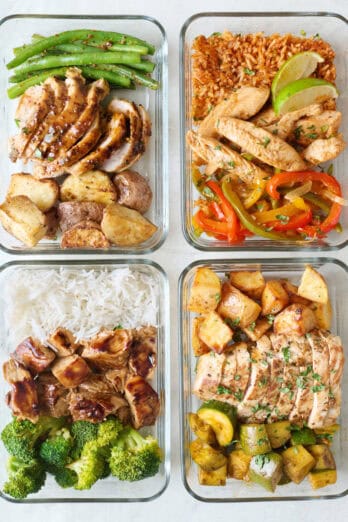 Chicken meal prep recipes.