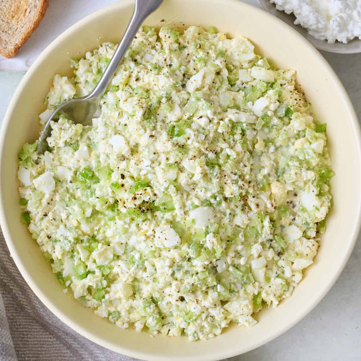 Cottage cheese egg salad recipe.