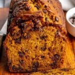 Pumpkin chocolate chip bread recipe.