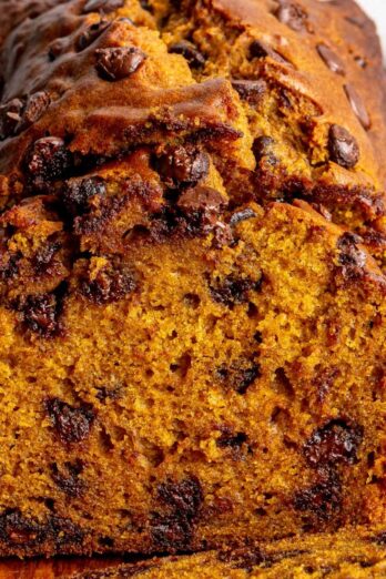 Pumpkin chocolate chip bread recipe.