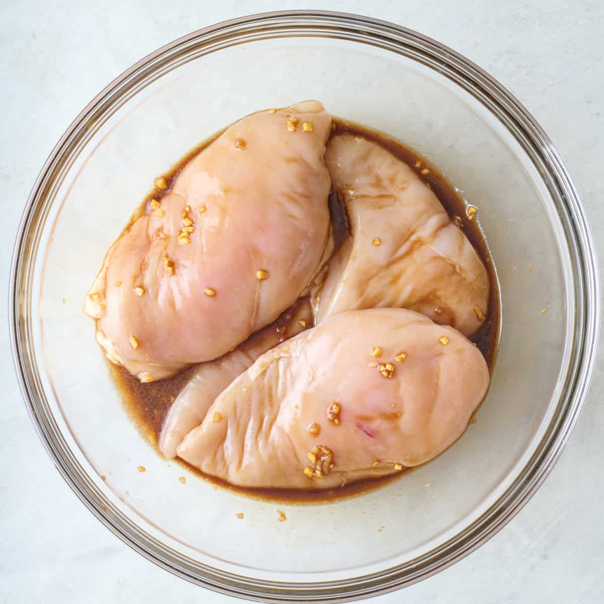 Chicken tossed in a Teriyaki marinade.