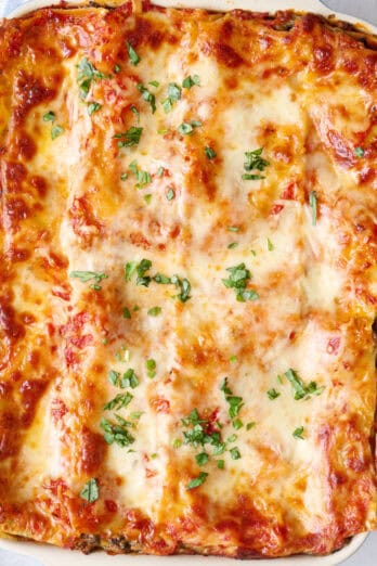 Vegetable lasagna recipe.