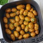 Air fryer baby potatoes recipe.