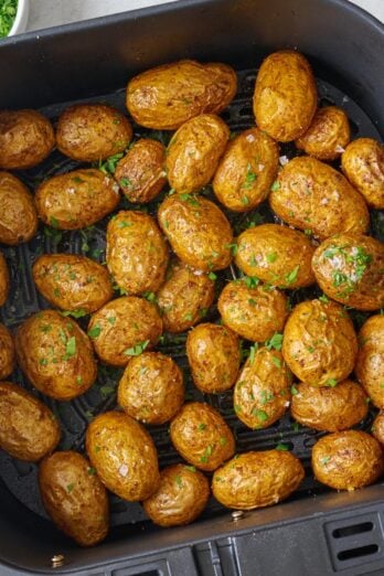 Air fryer baby potatoes recipe.