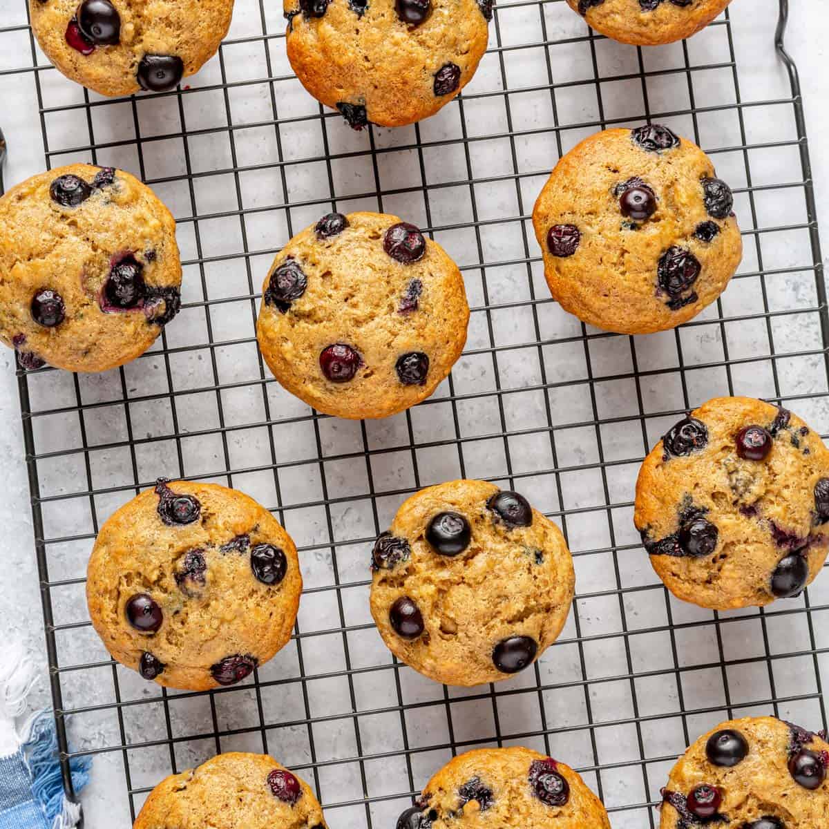 Blueberry Banana Muffins recipe.