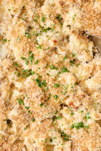 Cauliflower au gratin recipe.