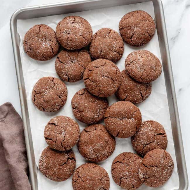 Chocolate sugar cookie recipe.