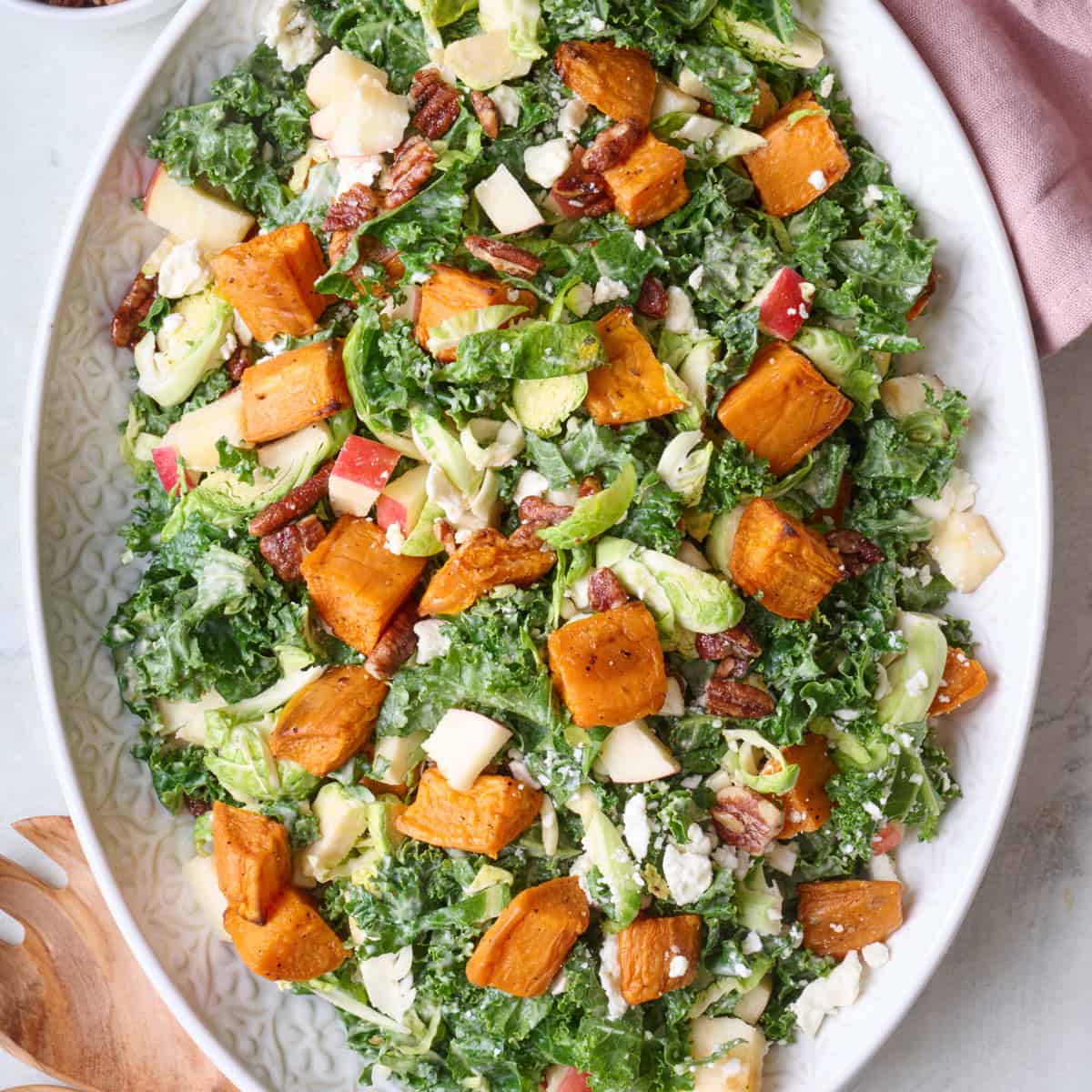 Fall harvest salad recipe.