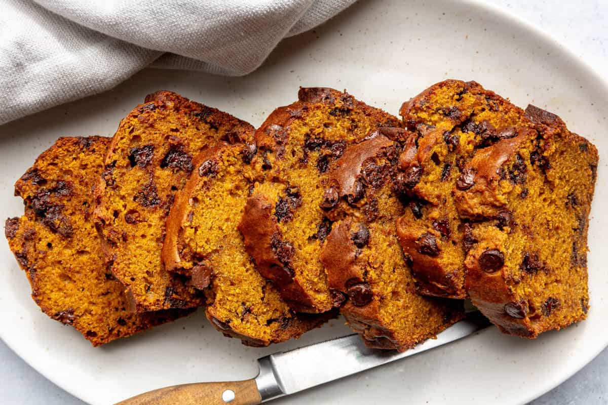 Pumpkin Chocolate Chip Bread.