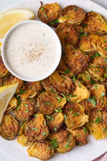 Smashed brussel sprouts recipe.