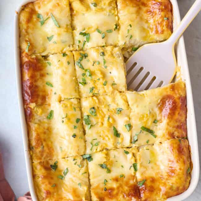 Butternut squash lasagna recipe.