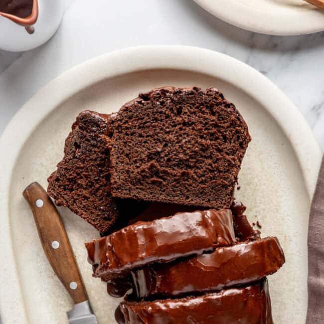 Chocolate loaf cake recipe.