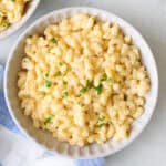 Greek yogurt mac and cheese recipe.