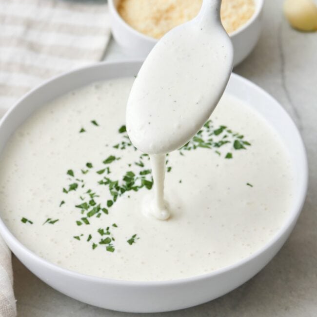 Healthy alfredo sauce.