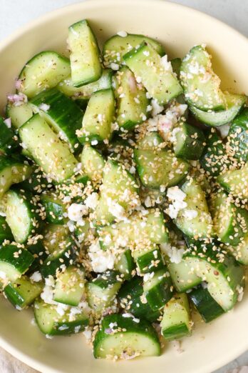 Smashed cucumber salad recipe.