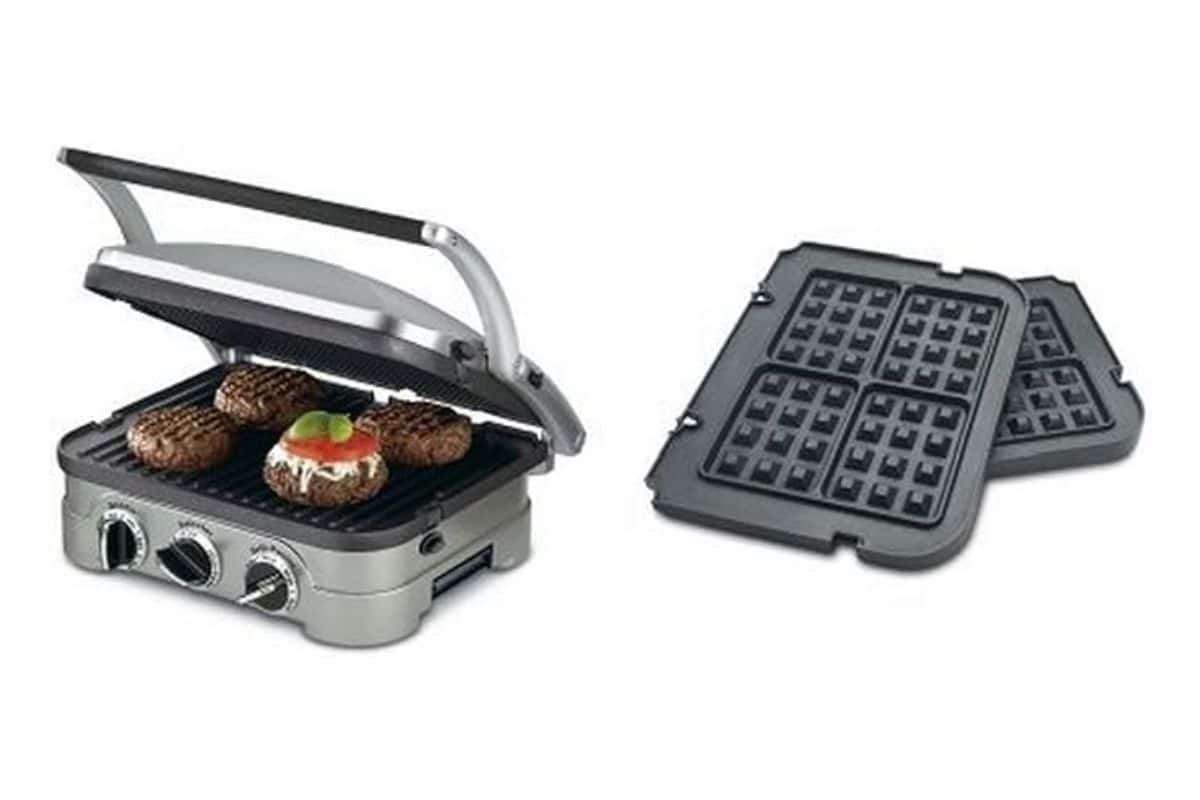 Cuisinart 5-in-1 Griddler and Waffle Plates Bundle