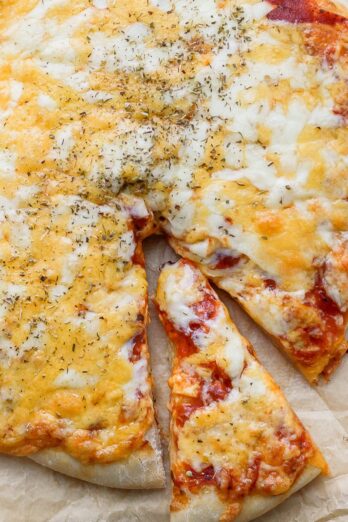 Homemade pizza dough recipe.