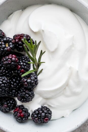 Homemade whipped cream recipe.