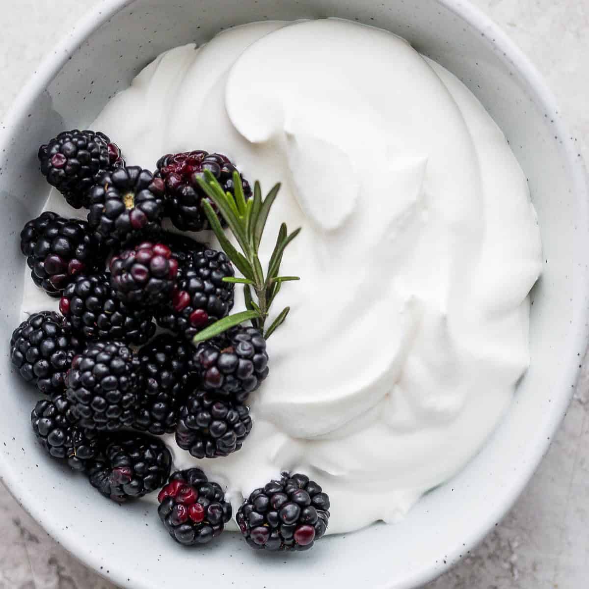 Homemade whipped cream recipe.