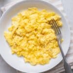 How to make scrambled eggs recipe.