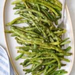 Roasted green bean recipe.