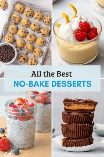 Best no bake dessert recipes round up image.