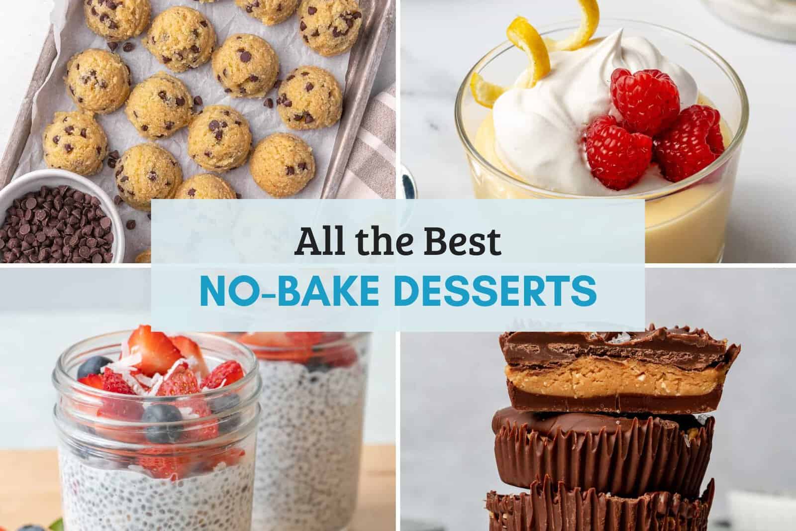 Best no bake dessert recipes round up image.