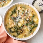 Kale soup recipe.