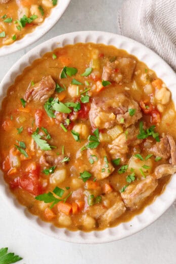 Lamb stew recipe.